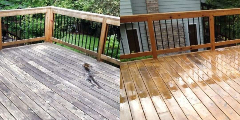 Deck Cleaning in Rehoboth Beach, Delaware